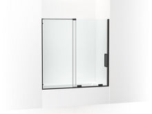 Echelon® Sliding Bath Door, 58-1/4" H X 55-3/4 - 59-3/4" W, With 5/16" Thick Crystal Clear Glass