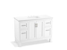 Quo™ 48" Bathroom Vanity Cabinet With Sink And Quartz Top