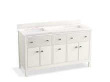 Malin™ By Studio Mcgee 60" Bathroom Vanity Cabinet With Sinks And Quartz Top