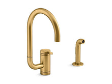 Components® Single-Handle Kitchen Sink Faucet With Two-Function Extended-Reach Spout And Side Sprayer
