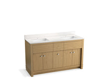 Alouette™ 60" Bathroom Vanity Cabinet With Sinks And Quartz Top