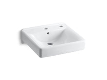 Soho® 20" X 18" Wall-Mount/Concealed Arm Carrier Bathroom Sink Right-Hand Soap Dispenser Hole