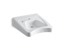 Morningside™ 20" X 27" Wall-Mount/Concealed Arm Carrier Wheelchair Bathroom Sink With Single Faucet Hole And Left-Hand Soap Dispenser Hole