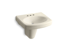 Pinoir® 22" Oval Wall-Mount Bathroom Sink With Glazed Underside