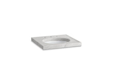 Kathryn® 24" X 22" Marble Console Tabletop With 8" Widespread Faucet Holes And Cut For K-2205-G/K-2210-G Undermount Bathroom Sink