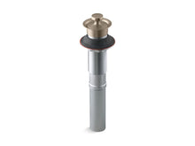 Bathroom Sink Drain With Non-Removable Metal Stopper And Without Overflow