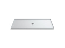 Ballast® 66" X 36" Alcove Shower Base, Center Drain