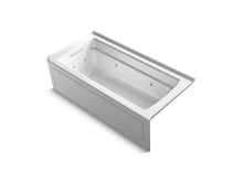 Archer® 66" X 32" Integral Apron Whirlpool With Integral Flange And Left-Hand Drain