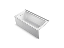 Archer® 60" X 30" Alcove Heated Bubblemassage™ Air Bath, Left Drain
