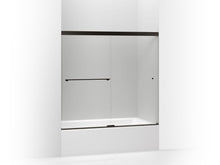 Revel® 62" H Sliding Bath Door With 5/16"-Thick Glass