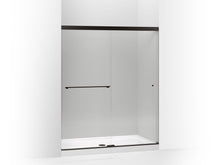 Revel® Sliding Shower Door, 70" H X 56-5/8 - 59-5/8" W, With 5/16" Thick Crystal Clear Glass
