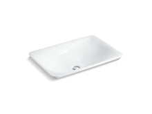 Sartorial™ Paisley Carillon® 21" Rectangular Drop-In Bathroom Sink, No Overflow