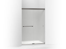 Revel® Sliding Shower Door, 76" H X 44-5/8 - 47-5/8" W, With 5/16" Thick Frosted Glass