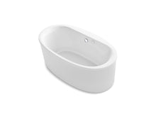 Sunstruck® 65-1/2" X 35-1/2" Freestanding Heated Bubblemassage™ Air Bath With Bask® Heated Surface And Straight Shroud