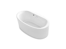 Sunstruck® 65-1/2" X 35-1/2" Freestanding Bath With Bask® Heated Surface And Straight Shroud
