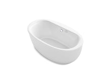 Sunstruck® 65-1/2" X 35-1/2" Oval Freestanding Heated Bubblemassage™ Air Bath With Fluted Shroud