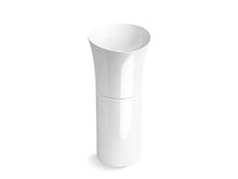 Veil™ 16" Pedestal Bathroom Sink, No Overflow