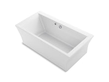 Stargaze® 72" X 36-1/4" Freestanding Bath With Bask® Heated Surface And Fluted Shroud