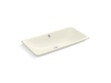 Iron Plains® 30" Rectangular Drop-In/Undermount/Vessel Bathroom Sink With Biscuit Painted Underside
